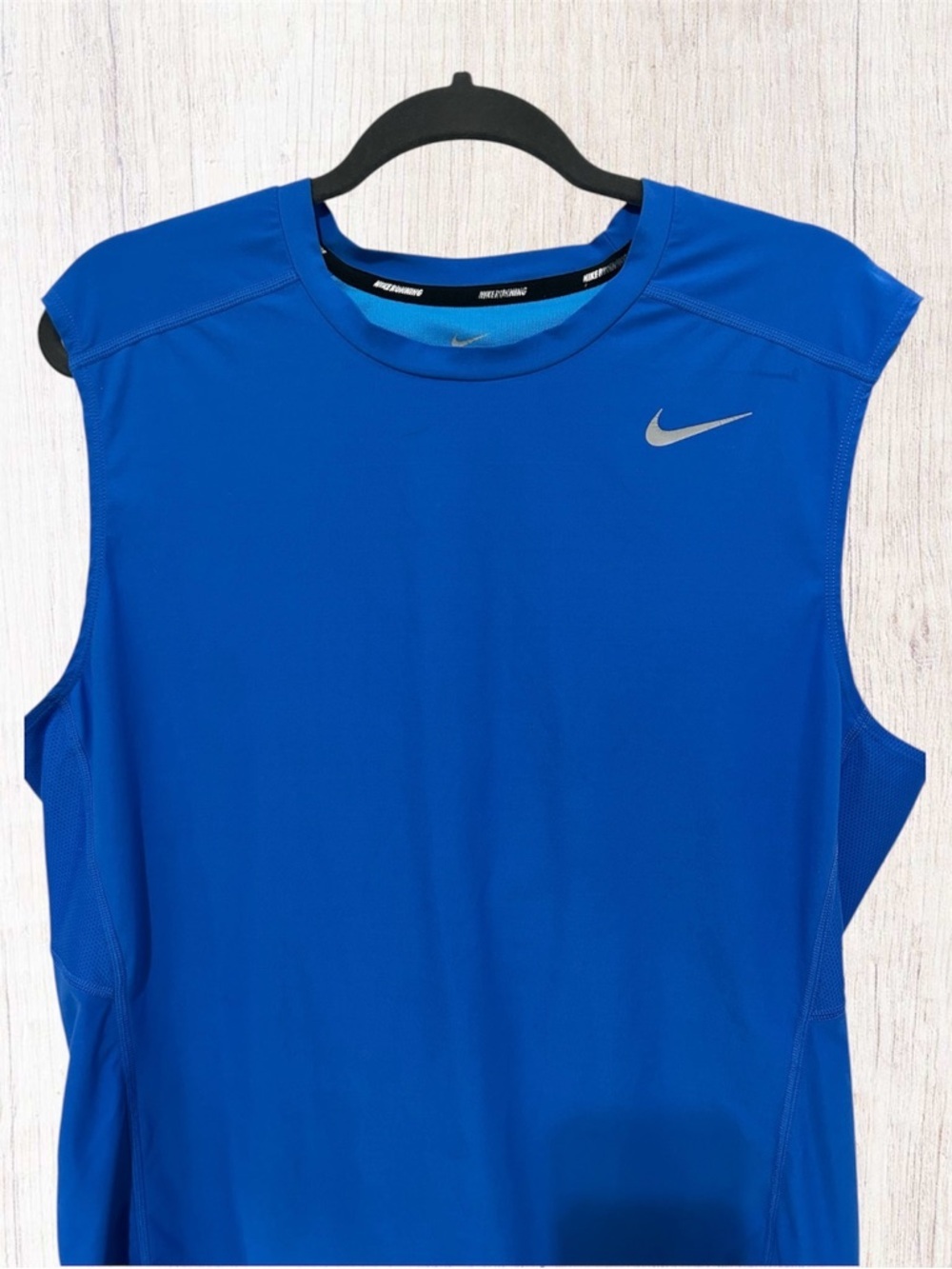 Nike Men's Royal Blue Muscle Tank Top Running Shirt Size XL - Picture 4 of 5